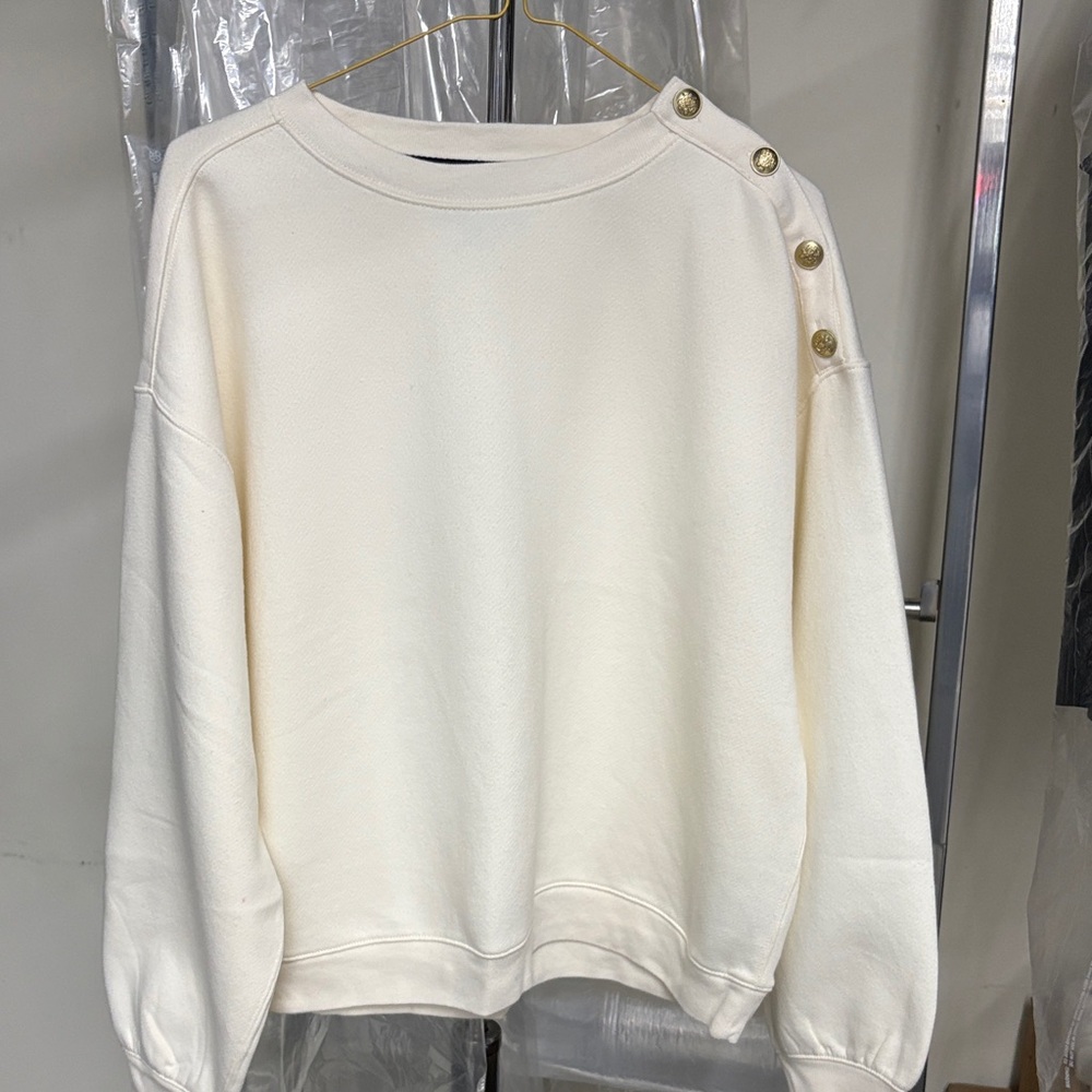 J. Crew Cream Knit Top